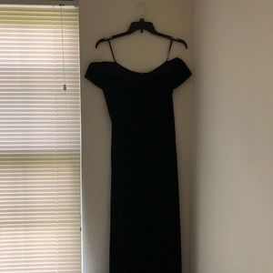 elegant velvet ball gown